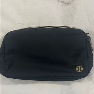 Lululemon Black Crossbody Bag with Logo Strap